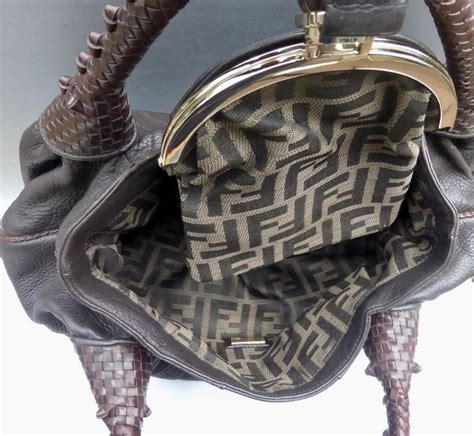 vintage fendi bag teardrop closure|pre owned fendi bags.